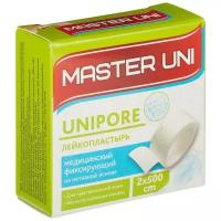 Master Uni UNIPORE лейкопластырь фиксирующий на нетканой основе, 2х500 см, 1 шт