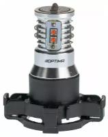 Светодиодная лампа PY24W Optima MINI-CREE, YELLOW, CAN, CREE XB-D*10, 2800K, 12-24V, (PG20/4), 1 лампа