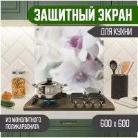 Защитный экран для кухни 600 х 600 х 3 мм 