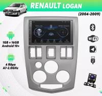 Автомагнитола для RENAULT Logan (2004-2009) на Android (Wi-Fi, GPS, Bluetooth) +камера