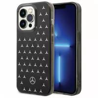 Чехол CG Mobile Mercedes PC/TPU Double layer Stars Hard для iPhone 14 Pro, цвет Черный/Серебристый (MEHCP14L8DPMGS)