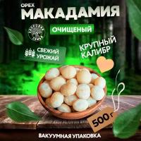 Ядра орехов Макадамия Здоровая Семья сырые нежареные очищенные без добавок (вакуум), 500 г