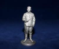 Коллекционная оловянная миниатюра, солдатик в масштабе 54мм( 1/32) Товарищ Сталин