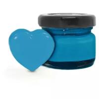 Сине-бирюзовый колер/краситель для эпоксидной смолы Epoxy Master, 25мл