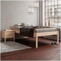 Деревянная кровать Hansales для здорового и крепкого сна