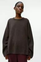 Кашемировый свитер - коричневый - XS