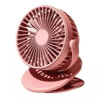 Портативный вентилятор на клипсе Xiaomi (Mi) SOLOVE clip electric fan 2000mAh 3 Speed Type-C (F3 Pink), розовый