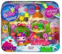 Littlest Pet Shop 'Сверкающий Дворец' с феей Sweet Drop и ее друзьями, из серии 'Карамельные мечты' (Candyswirl Dreams)