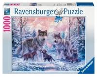 Пазл Ravensburger 1000 деталей: Северные волки