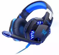 Kotion Each - G2000 Синие. Gaming Headset игровые наушники с подсветкой