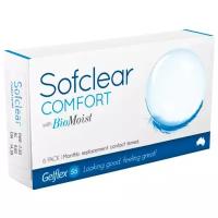 Контактные линзы Gelflex Sofclear Comfort with BioMoist, 6 шт., R 8,6, D -1,75