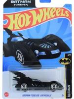 Hot Wheels Машинка базовой коллекции BATMAN FOREVER BATMOBILE синяя 5785/HKG38