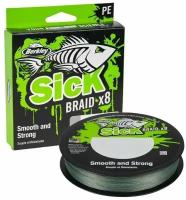 Леска плетеная Berkley Sick Braid Moss Green 0.08 300m (1558734)