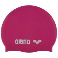 Шапочка для плавания arena Classic Silicone Jr 91670, fuxia/white