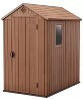 Пластиковый сарай Keter Darwin 4x6 brown