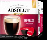 Кофе DRIVE ABSOLUT эспрессо в капсулах для кофемашины Dolce Gusto (Дольче Густо), 96 гр (16 штук по 6 гр)