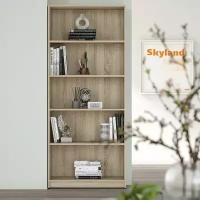 Стеллаж Skyland Simple SR-5W 5 полок, материал: ЛДСП, ШxГxВ: 77х35.9х181.5 см, дуб сонома светлый