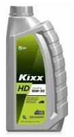 Масло моторное Kixx HD 10W30 полусинтетическое, SG/CF-4, для дизельного двигателя, 1л, арт. L2002AL1E1