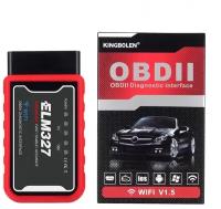 Адаптер OBD2 для диагностики ELM327 Wi-Fi V1.5 PIC18F25K80 KINGBOLEN