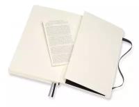 Блокнот Moleskine CLASSIC SOFT EXPENDED QP617EXP Large 130х210мм 400стр. клетка мягкая обложка черный