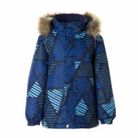 Куртка для мальчика HUPPA MARINEL, синий с принтом 32525 размер 140