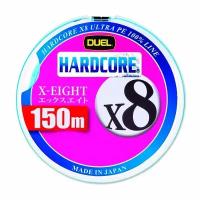 Плетеный Шнур Duel PE Hardcore X8 Eging 150m 3Color #1.0 (0.171mm) 9.0kg