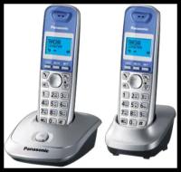 Телефон PANASONIC KX-TG2512RUS, DECT (серебристый)