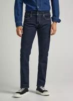 Pepe Jeans London, Брюки мужские, цвет: черно-синий, размер: 36/32