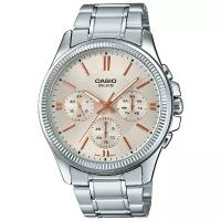 Наручные часы CASIO Collection MTP-1375D-7A2, серебряный, золотой