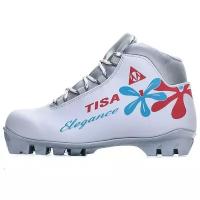 Детские лыжные ботинки Tisa Sport Lady NNN 2020-2021, р.41, белый