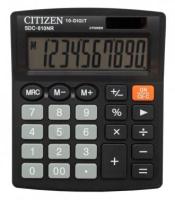 Калькулятор бухгалтерский Citizen SDC-810NR черный 10-разр