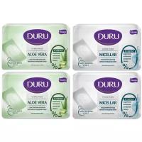 Мыло Duru HYDRO PURE 2+2 Мицеллярный уход + Алоэ вера 110 г * 4 шт