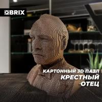 Картонный 3D пазл QBRIX Крестный отец