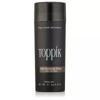 Камуфляж Toppik Пудра для волос от седины и залысин Средне-коричневый, 27.5 г