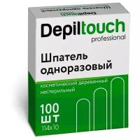 Depiltouch Шпатель деревянный нестерильный 114*10мм 100 шт