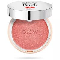 Компактные румяна для лица с эффектом мерцания Pupa Extreme Blush Glow т.100 Экзотичный розовый 4 г