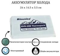 Аккумулятор холода Biovoice BVR-20M, 800 мл, 24 х 14.5 х 3.5 см