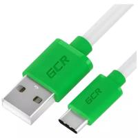 Кабель GCR USB - USB Type-C (GCR-UCQC2), 0.5 м, 1 шт., черный