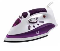 Утюг Irit IR-2233 White/Violet (2000Вт,250мл, паровой удар, вертик. отпаривание, тефлон)