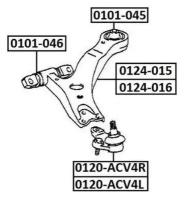 Шаровая опора ASVA Asva 0120ACV4L