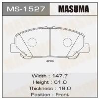 Колодки дисковые Masuma AN-735WK (1/12), MS1527 MASUMA MS-1527