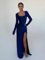 Платье RIMARKA, вечернее, макси, размер S, синий