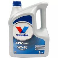 Моторное масло Valvoline SYNPOWER SAE 5W-40 4л