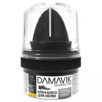 Damavik Крем-блеск для обуви с губкой черный