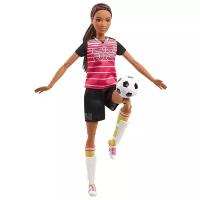 Кукла Barbie Безграничные движения Футболистка Афроамериканка, 29 см, FCX82