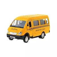 Микроавтобус Welly ГАЗель Такси (42387ATI) 1:34, 12.5 см, желтый