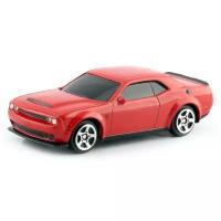 Металлический транспорт Автоград Машина металлическая DODGE CHALLENGER SRT DEMON, 1:64, цвет красный