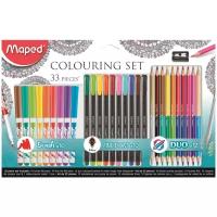 Maped Colouring Set Набор для рисования 33 предмета (897417)