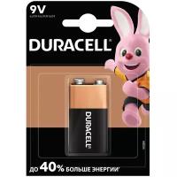 Батарейка Duracell Basic 9V Крона, в упаковке: 1 шт