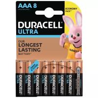 Батарейка DURACELL ULTRA POWER LR03 BL8, 8 шт. в упаковке